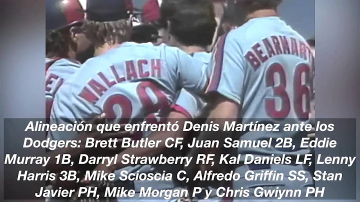 25 aos del Juego Perfecto de Denis Martnez