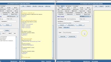Test MQTT publish with Simcom modules