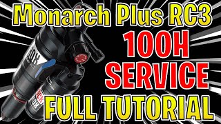 Ultimate DIY how to: Rockshox Monarch Plus RC3 100H full service 🛠️ tutorial for beginners!