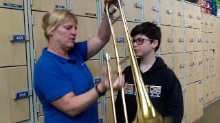 How to Play Your First Note On The Trombone!