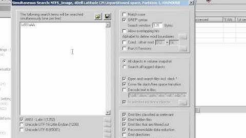 Video 19 - Pausing and Reviewing the Partial Results of an X-Ways Forensics Simultaneous Search