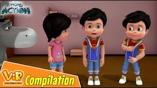 Vir The Robot Boy | Non Stop Action | Cartoon For Kids | Compilation 40