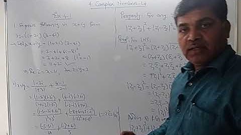 Complex numbers_L4(Parallelogram law and examples)