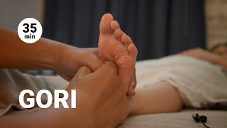ごりごり足つぼ | お酒が好きな臨床検査技師 | 肩こり | 20代女性 | 左足