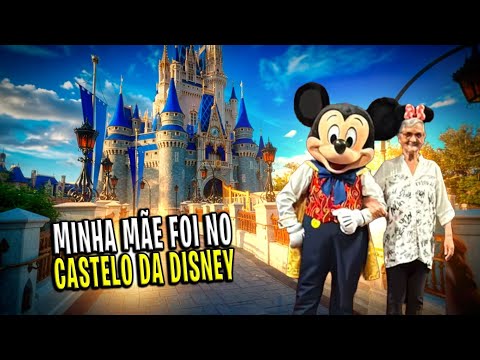 MINHA MÃE ENTROU NO CASTELO DA DISNEY 😱 