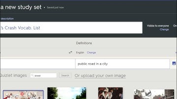 "How to..." create your own study sets in Quizlet.com