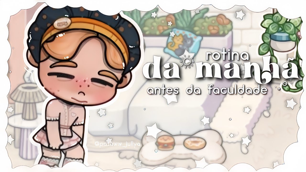 ‧₊˚ Rotina da manhã antes da faculdade ᵎᵎ  Aesthetic routine || PAZU Avatar World ✨