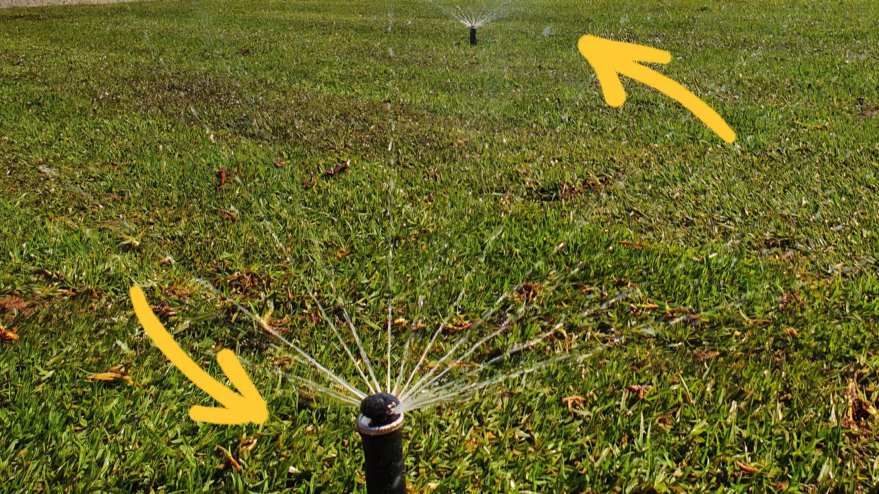 How to clean out or replace a pop up sprinkler - YouTube