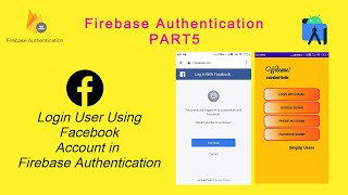 User Login Using Facebook Account in firebase and android studio