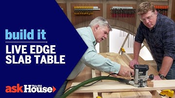 Live Edge Slab Table | Build It | Ask This Old House