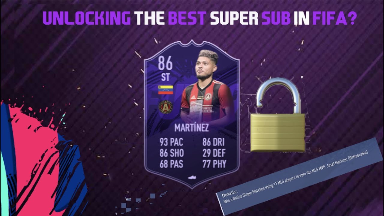 UNLOCKING THE BEST SUPER SUB IN FIFA? MLS MVP MARTINEZ OBJECTIVE STREAM (FIFA 19)
