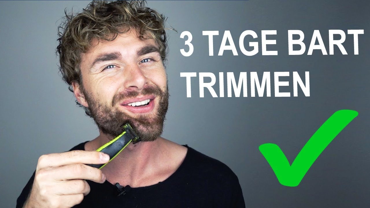 3 TAGE BART TRIMMEN und BARTKONTUREN RASIEREN So mach ich's