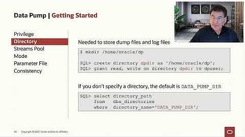 Getting started with Oracle Data Pump