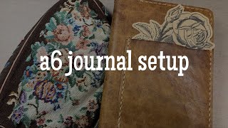 Journal Setup || A6 Stalogy in a Makers South