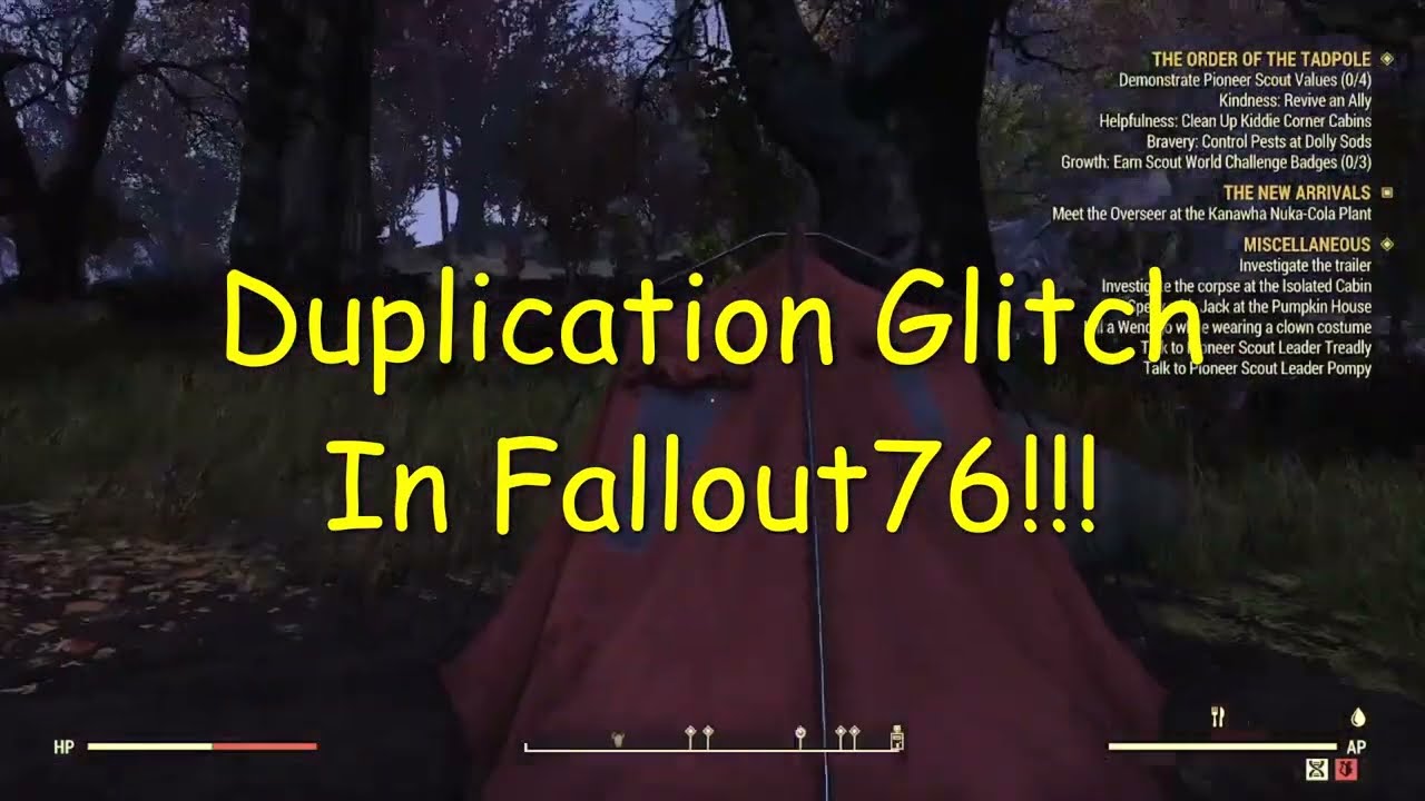 Duplication Glitch For Fallout76!!! (Patched!)