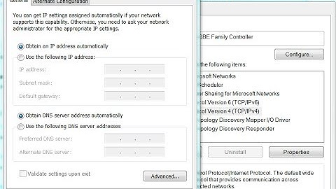 How to set a static ip in windows 7
