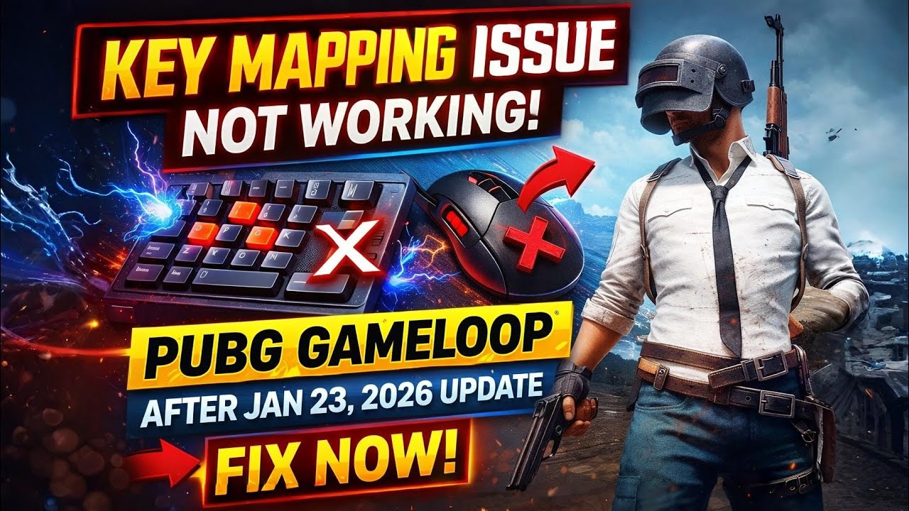 PUBG Gameloop Key Mapping Not Working After Update Fix Keyboard Issue 