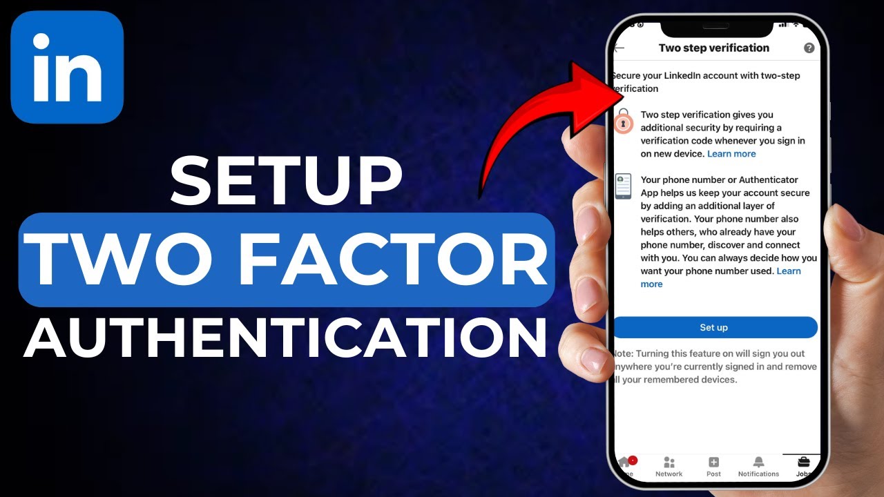 How to turn on 2 Factor Authentication for LinkedIn today - YouTube