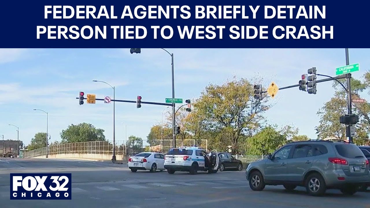 Federal agents briefly detain person tied to West Side crash, police say
