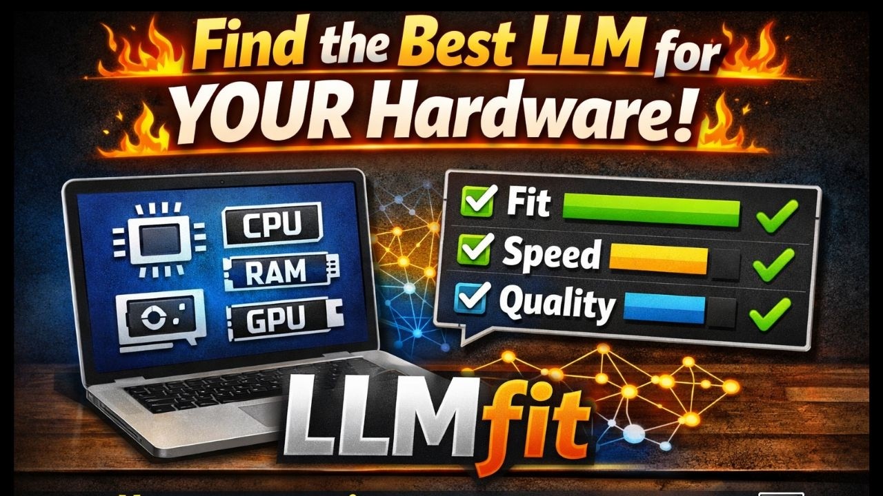 🚀 Run Local LLMs Without Guesswork! | LLMfit Explained - YouTube