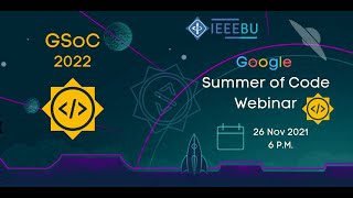 Google Summer of Code | GSoC 2022 | IEEE BU | Bennett University