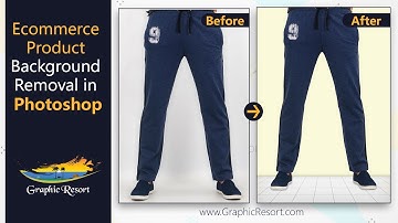 How to Remove Background of Ecommerce Product in photoshop | Product background removing Tutorial