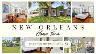 New Orleans Furnished Rental | 3 bed, 2 baths, yard and parking in Gentilly