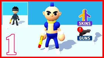 Sniper Runner - Gameplay Walkthrough Part 1 Levels 1-20 (Android,iOS)