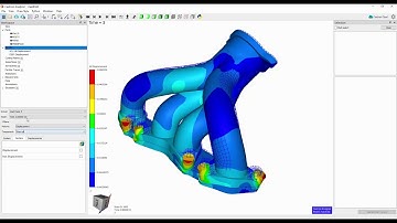 Ceetron Analyzer | Visual settings for selected displacement results