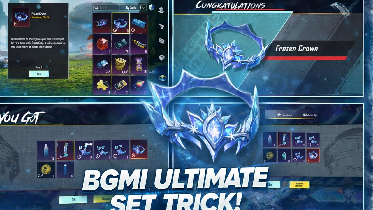 Winterglow Sylph Ultimate Set Reveal 🥶 | Jiggle-Jiggle Effect | 50 UC & 40 UC Crate Opening 🔥 |