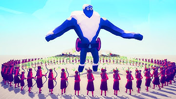 CIRCLE 100X ARTEMIS VS EVERY UNIT - CIRCLE #5 | TABS - Totally Accurate Battle Simulator