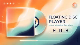 Floating Disc Player: Create Elegant Music Visualizers in Minutes 💿 VibeStage Template screenshot 3