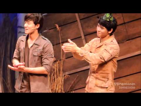 20140621 여신님이 보고계셔 낮공 커튼콜(백형훈배우위주)