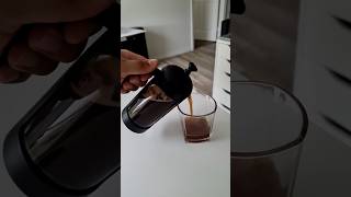 Smooth Illy Coffee French Press Routine ☕️ #shorts