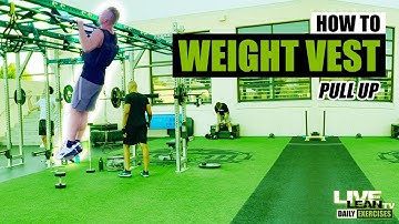 How To Do A WEIGHT VEST PULL UP | Exercise Demonstration Video and Guide