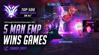 (M1) SOMBRA GAMEPLAY 5 MAN EMP WINS GAMES (SAMOA) | 2026 OVERWATCH 2 SEASON 2