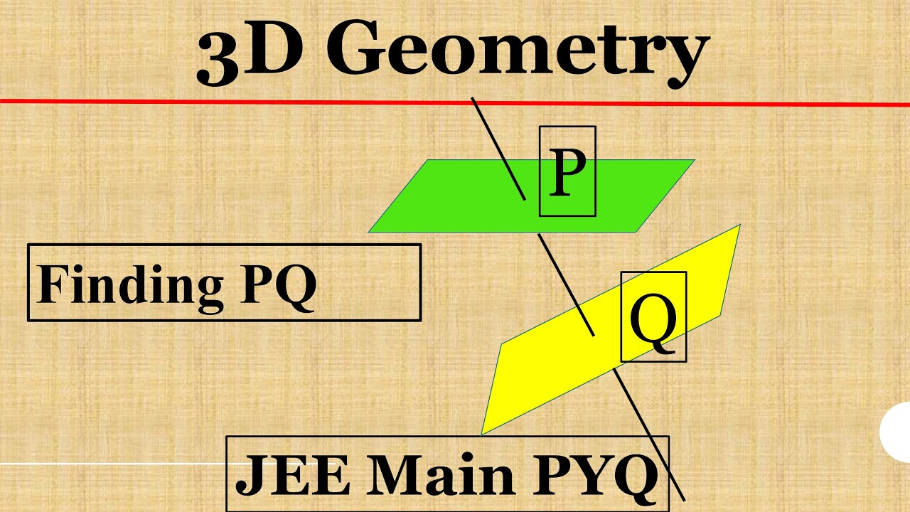 22.  3D Geometry | Distance of point from plane | JEE Main PYQ | IIT JEE Maths