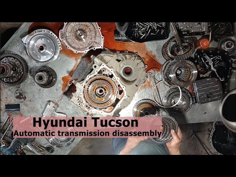 Hyundai Tucson Automatic transmission disassembly/teardown - YouTube