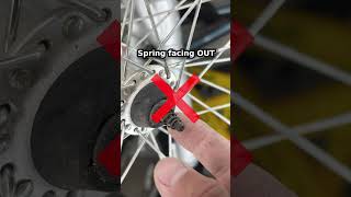 Quick Release Axle Springs: Correct Installation (Stop Doing This Mistake!) #bikemaintenance