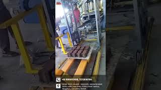 fully automatic with robotic stacker brick making machine #cement #machine #flyashbrickmachine #b2b