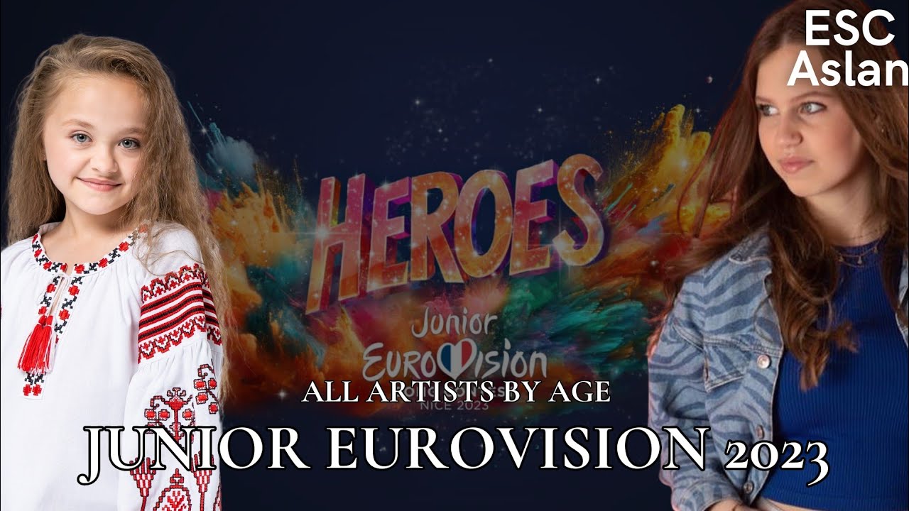 🇫🇷 Junior Eurovision 2023 — All Artists by Age