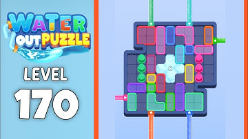 Water Out Puzzle level 170 solution 