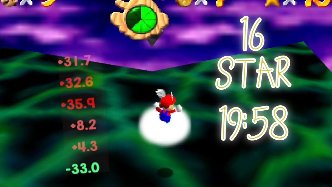 Super Mario 64 - 16 Star in 19:58 - YouTube