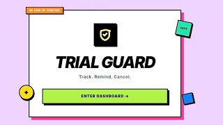 Trial Guard demo video || hackathon submission #hackathon #motiongraphics #demo #productdemo #coding