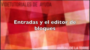 Wordpress: entradas y el editor de bloques