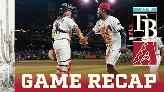 Rays vs. D-backs Game Highlights (4/22/25) | MLB Highlights | Arizona Diamondbacks