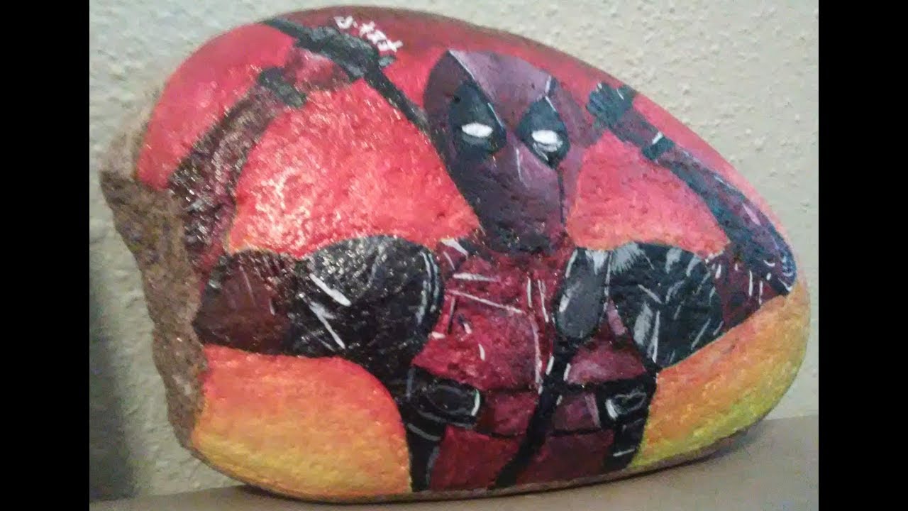 Deadpool Rock Paint |Xiao Willow| - YouTube
