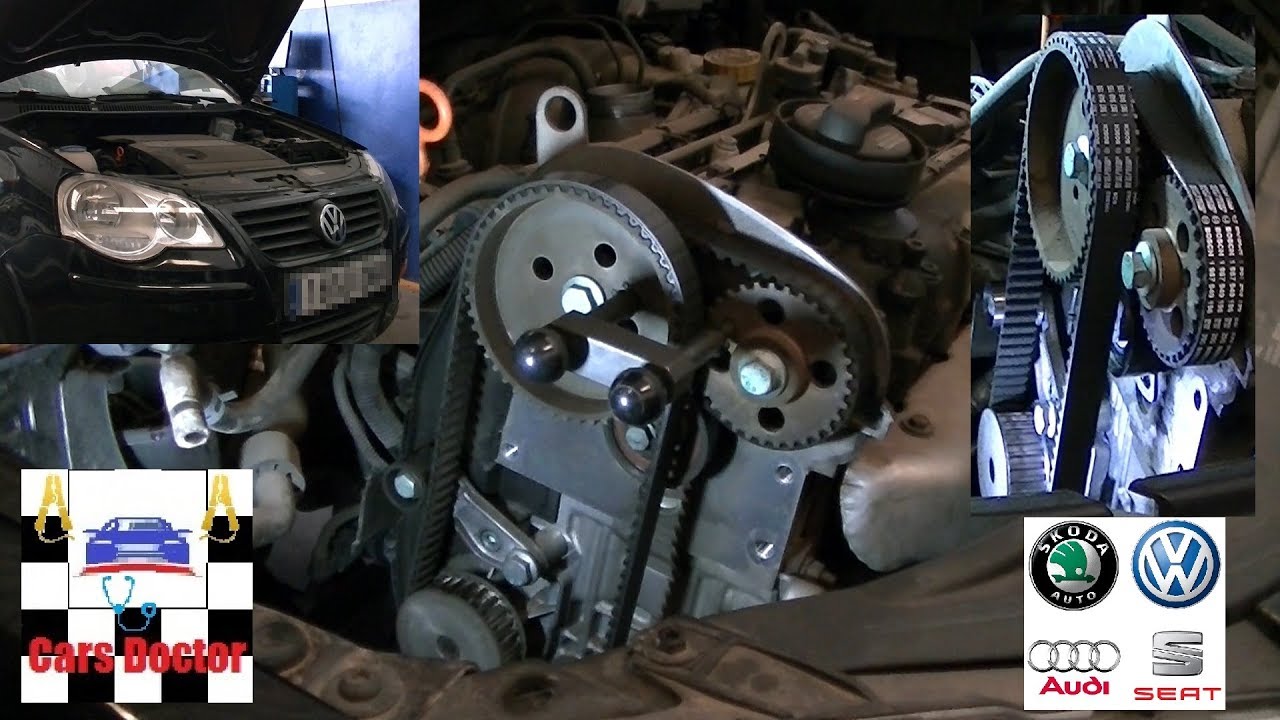 Distribucion y Bomba Agua Vag Ibiza 1400 Gasolina BKY - YouTube