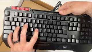 AULA T650 4 In 1 Gaming Combo Unboxing