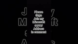 please guys join my Minecraft server #minecraftserver